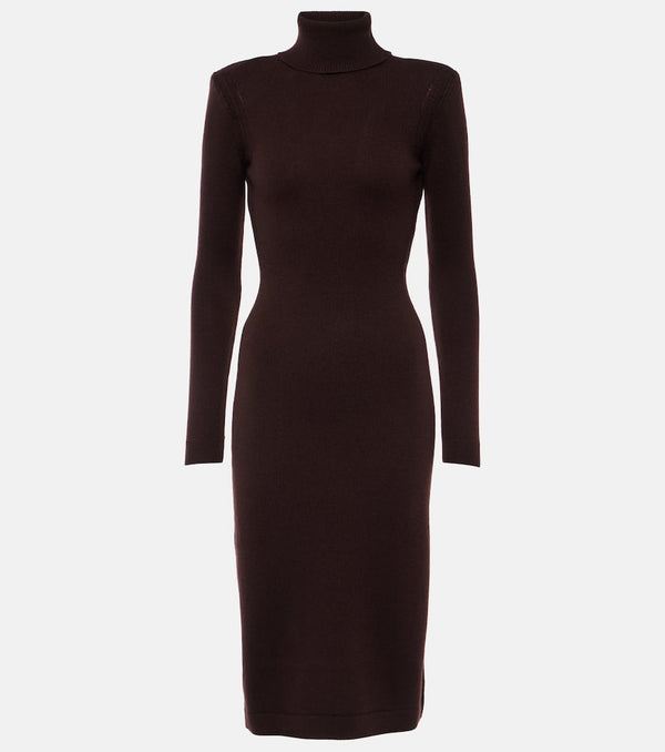 Tom Ford Cashmere turtleneck midi dress