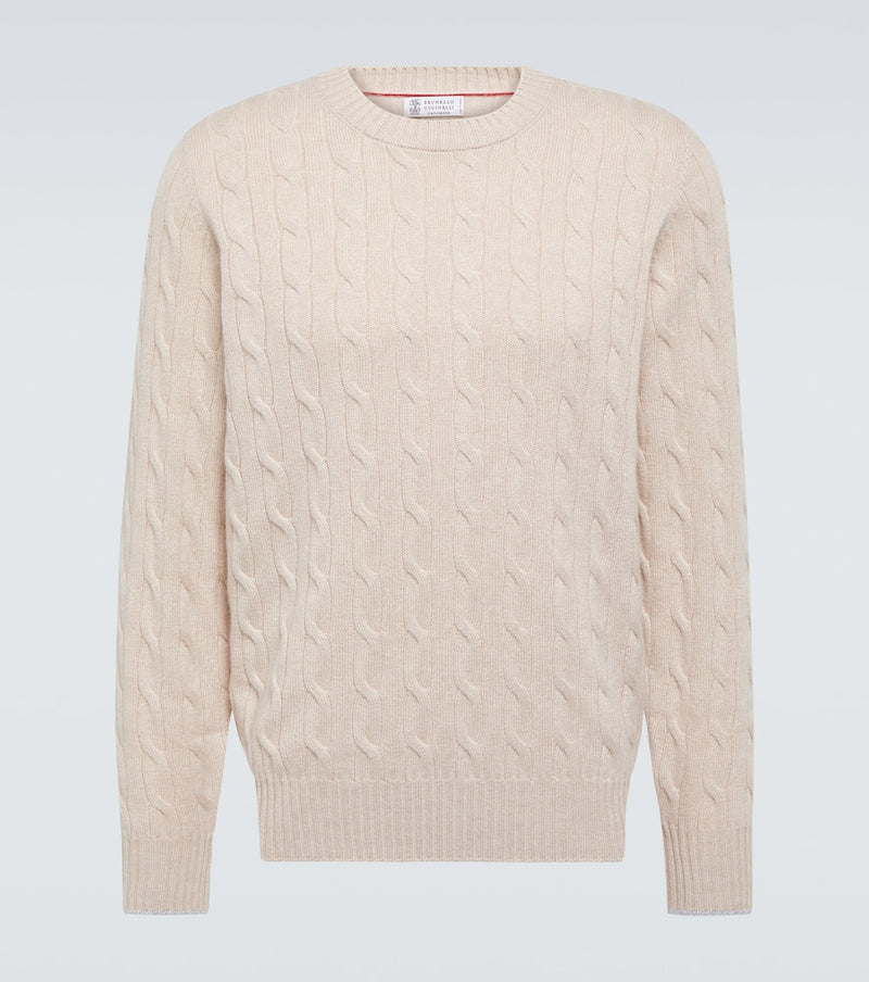 Brunello Cucinelli Cable-knit cashmere sweater