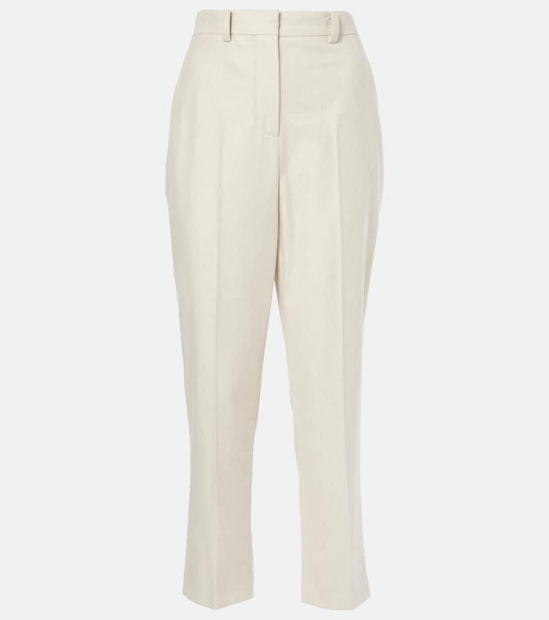 Loro Piana Doyle wool and cashmere straight pants