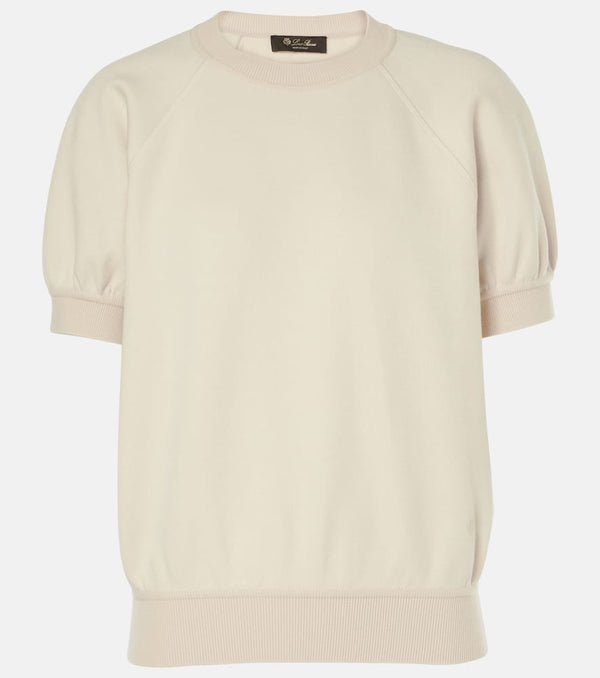 Loro Piana Viera cotton, silk, and cashmere top