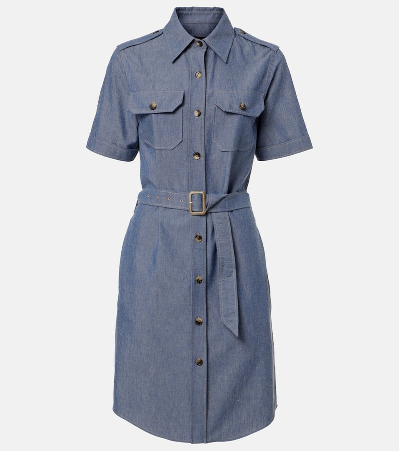 Loro Piana Annalisa chambray dress