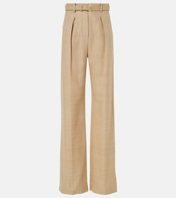 Loro Piana Edward silk wide-leg pants