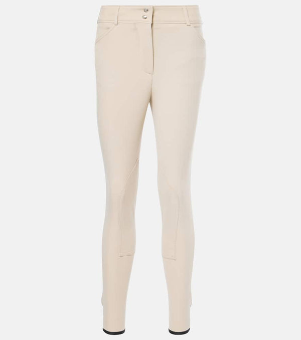 Loro Piana Doris cotton-blend twill slim pants