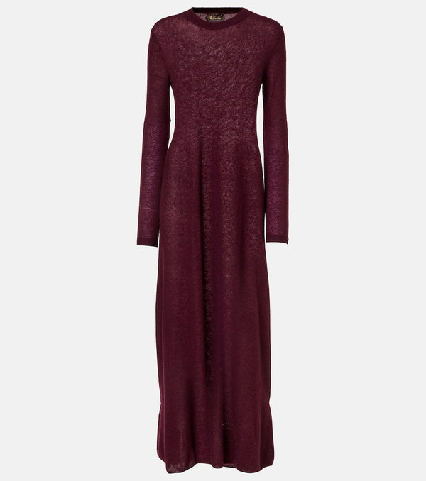 Loro Piana Camino cashmere and silk maxi dress