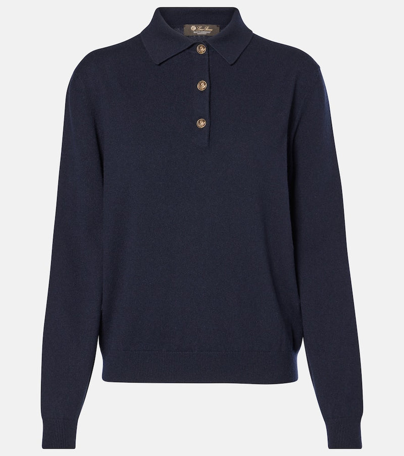 Loro Piana Classic cashmere polo sweater