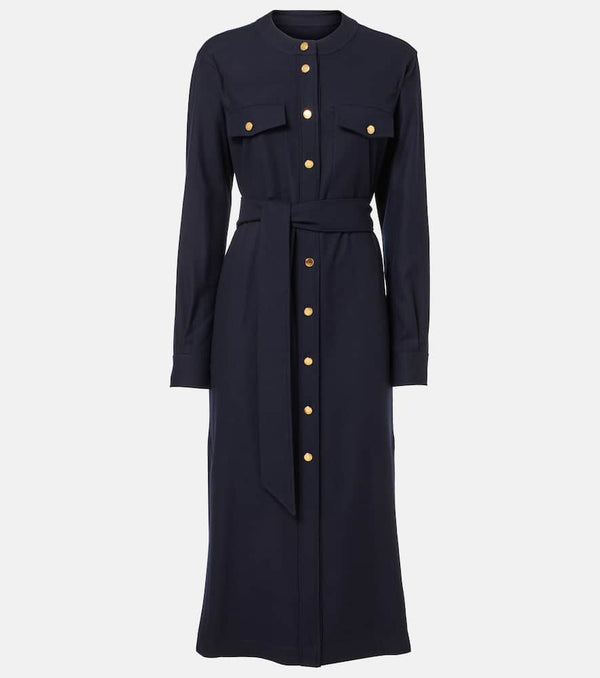 Loro Piana Noa wool and cashmere midi dress