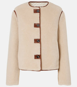 Loro Piana Cashmere and silk teddy jacket