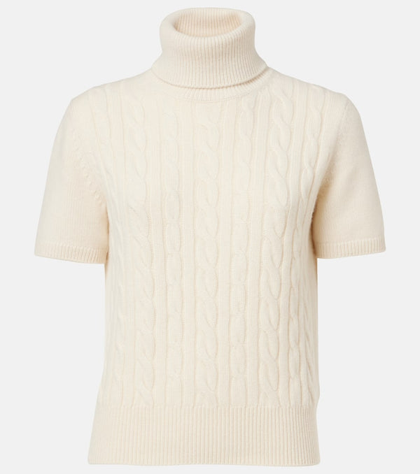 Loro Piana Jubilee cable-knit turtleneck top