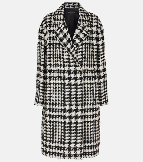 Dolce & Gabbana Oversized houndstooth coat