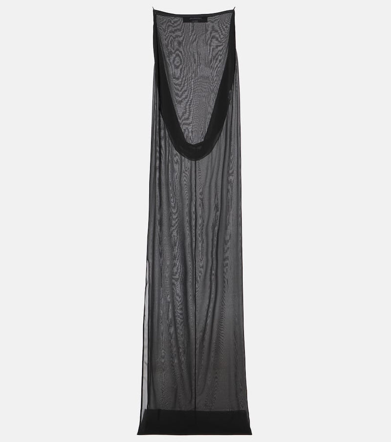 Jacquemus The Ameno silk-blend gown