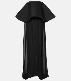 Jacquemus La Robe Vela wool and silk maxi dress