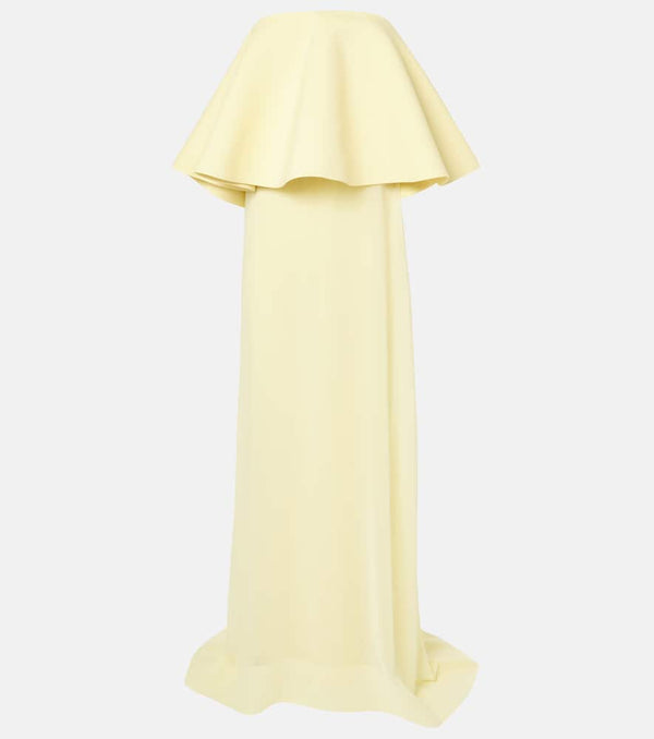 Jacquemus La Robe Vela chiffon gown