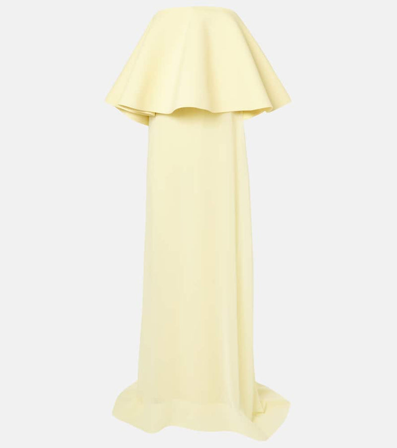 Jacquemus La Robe Vela chiffon gown