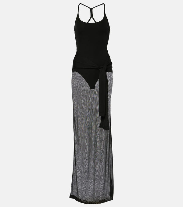 Jacquemus La Robe Maille Nodo embellished gown