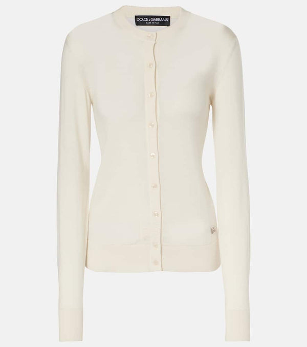 Dolce & Gabbana DG cashmere and silk cardigan