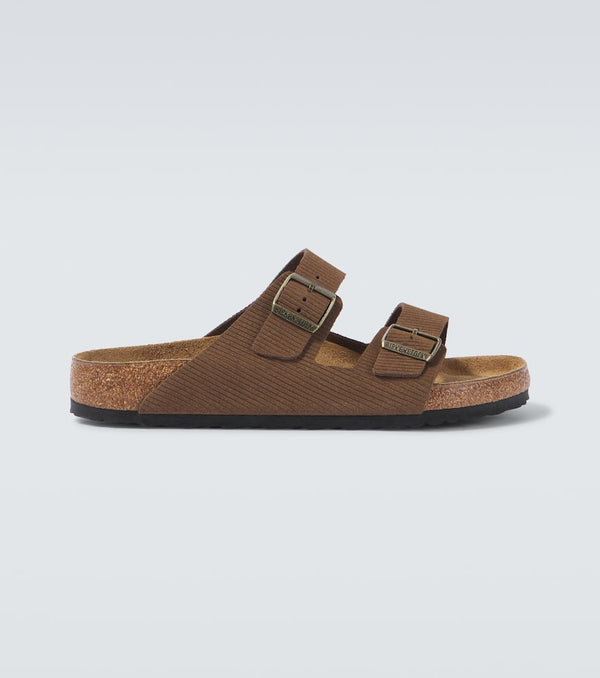 Birkenstock Arizona embossed suede sandals