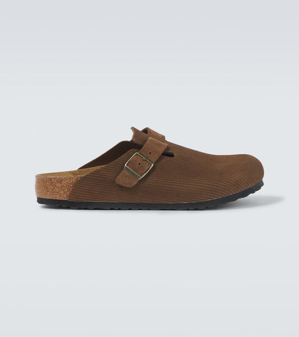 Birkenstock Boston Leve suede clogs