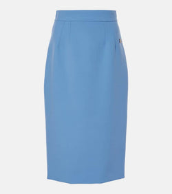 Dolce & Gabbana High-rise wool pencil skirt