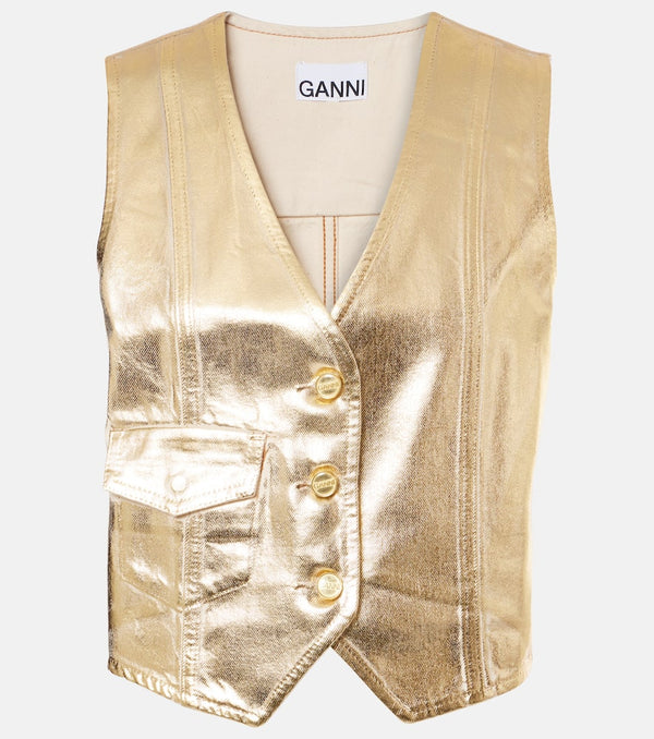 Ganni Denim vest