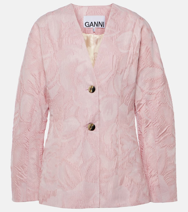 Ganni Jacquard blazer