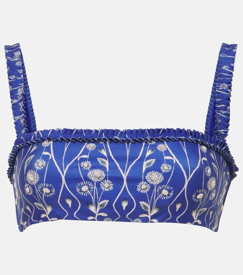 Agua by Agua Bendita Olmo printed bikini top