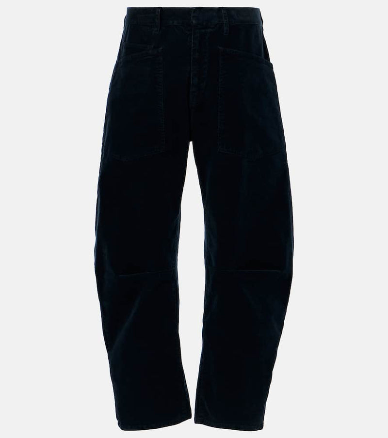 Nili Lotan Shon corduroy barrel-leg pants