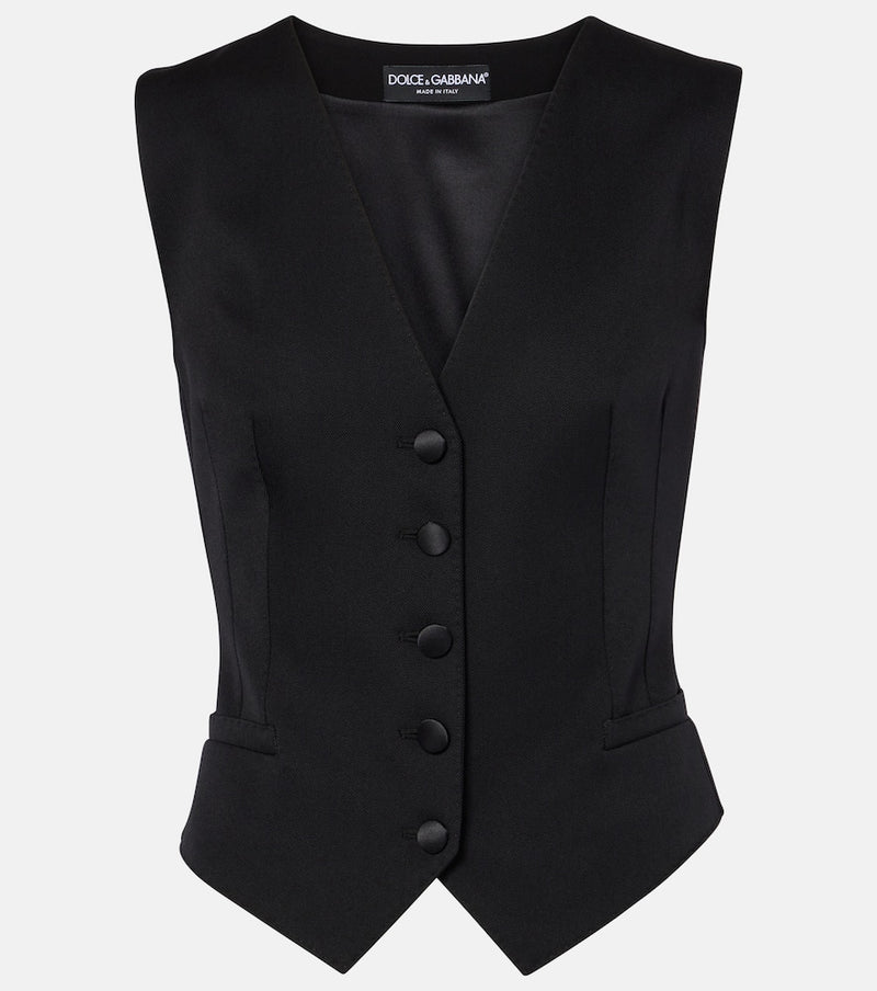 Dolce & Gabbana Wool-blend vest