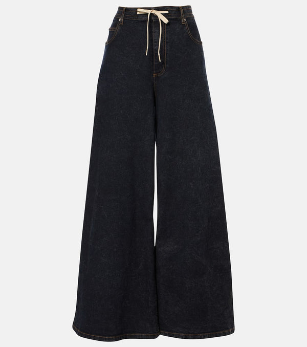 Marni High-rise wide-leg jeans