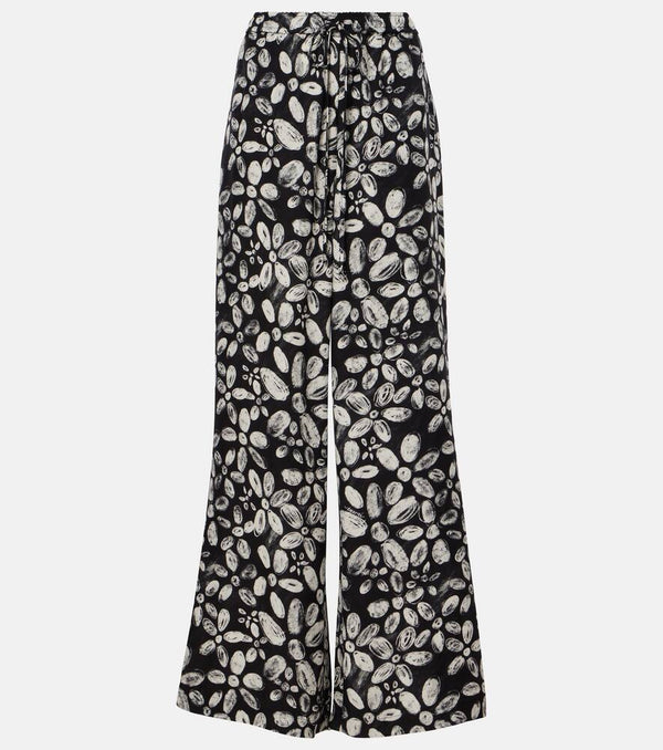 Marni Printed wide-leg pants