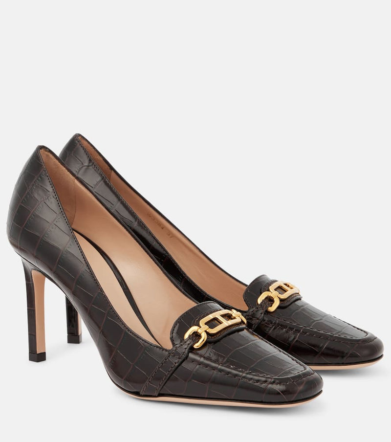 Tom Ford Whitney 85 croc-effect leather pumps