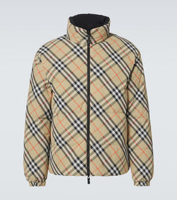 Burberry Burberry Check down jacket