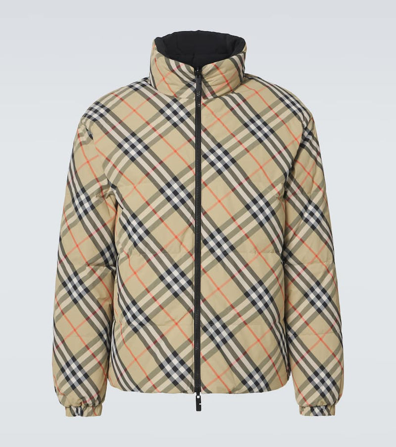 Burberry Burberry Check down jacket