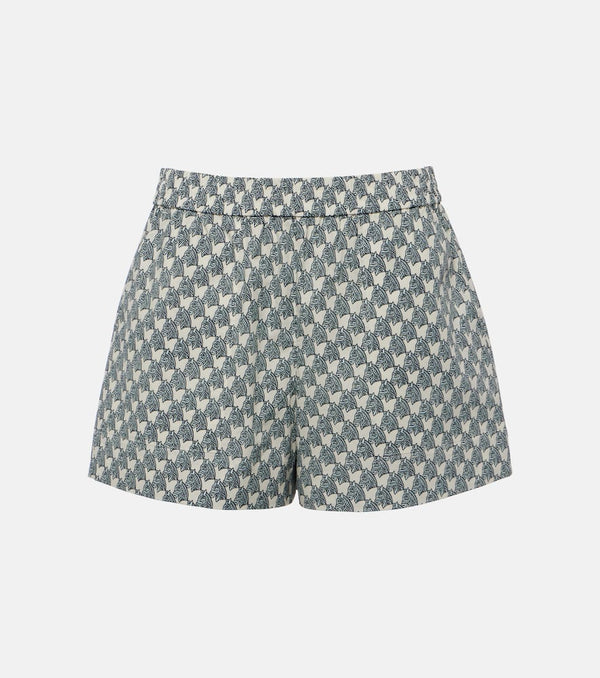 Tory Burch Cotton-blend poplin shorts