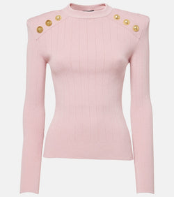 Balmain Embellished knit sweater