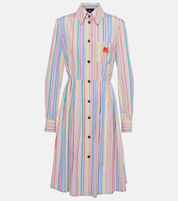 Etro Striped cotton shirt dress