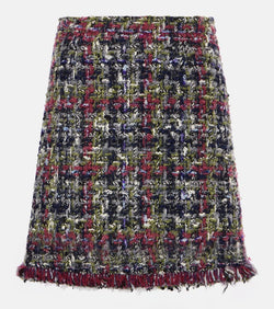 Etro Wool-blend tweed miniskirt