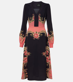 Etro Floral midi dress