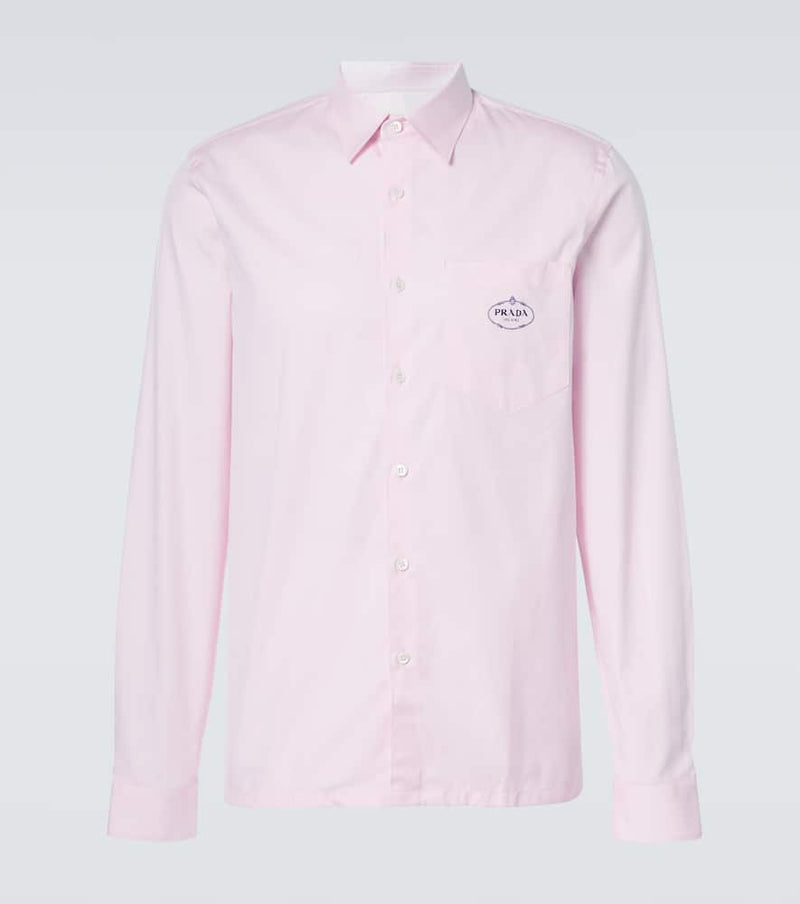 Prada Logo cotton Oxford shirt