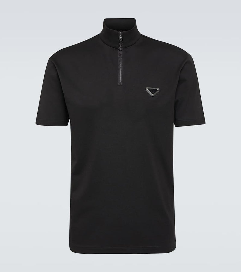 Prada Zip-up polo shirt