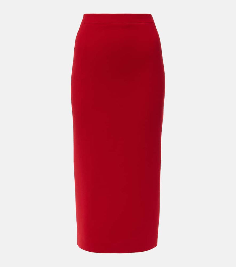 Alessandra Rich Wool midi skirt