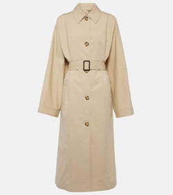 Toteme Belted cotton and silk trench coat