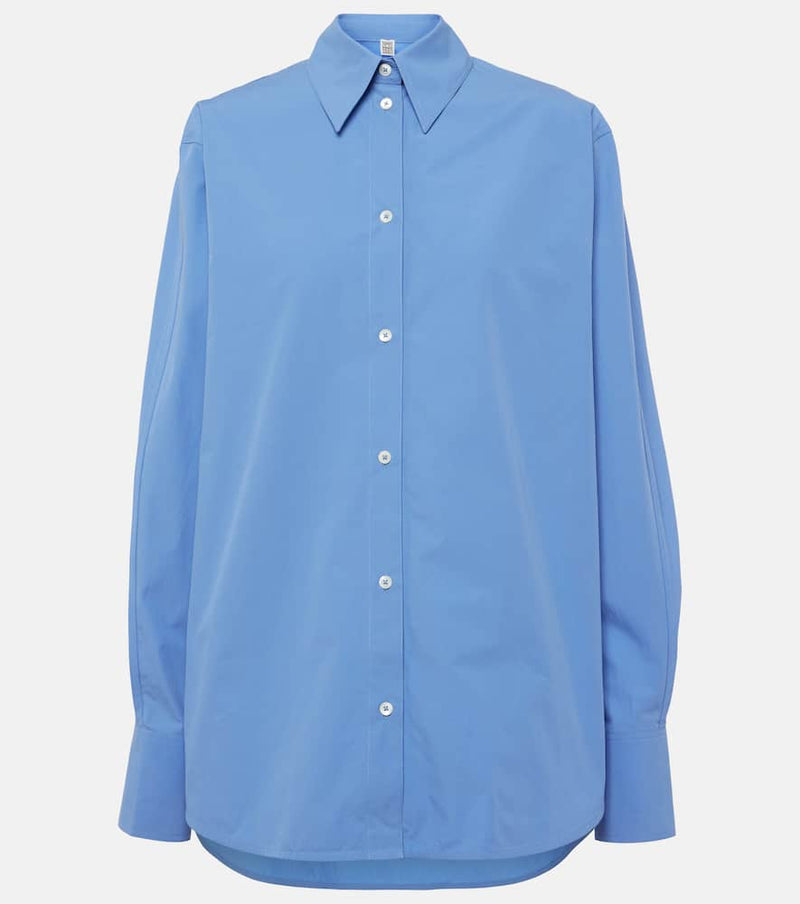 Toteme Oversized cotton poplin shirt