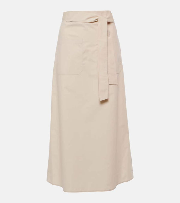 Toteme Cotton midi skirt