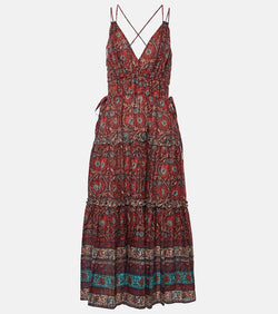 Ulla Johnson Rosa printed cotton-blend midi dress