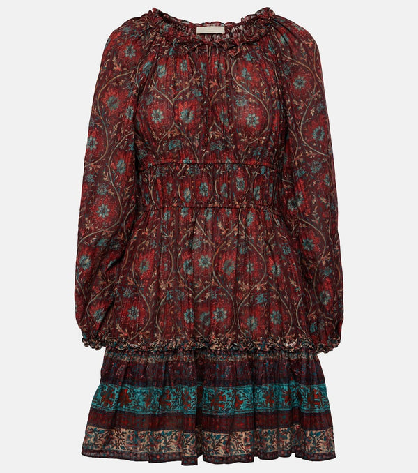 Ulla Johnson Val floral puff-sleeve minidress