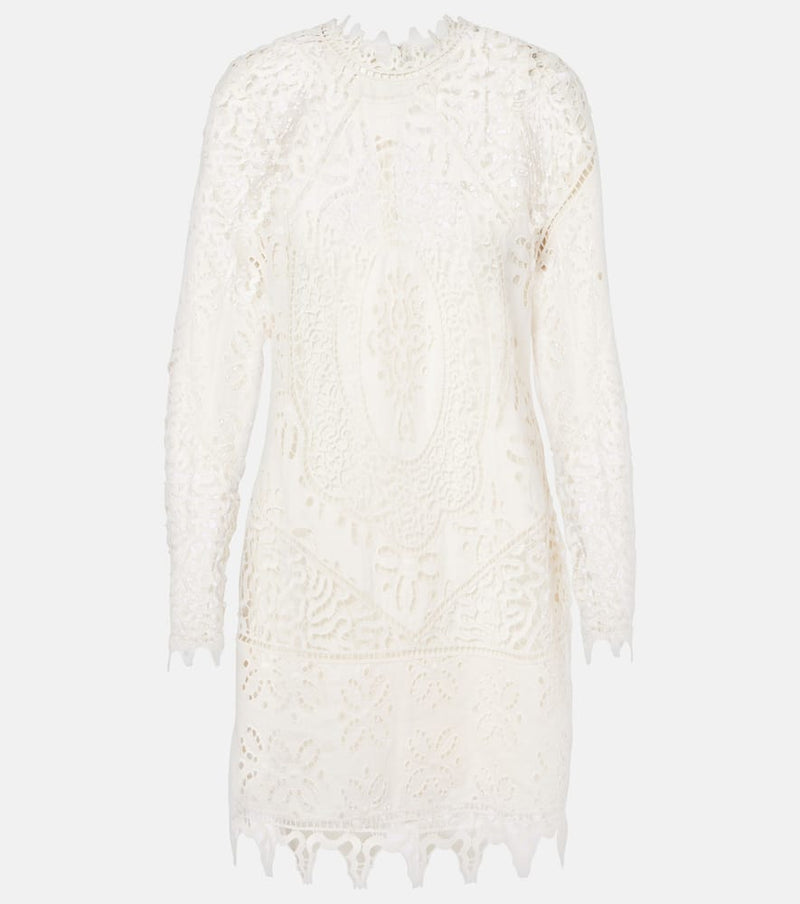 Ulla Johnson Eleni linen lace minidress