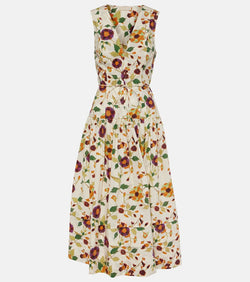 Ulla Johnson Kiran floral cotton midi dress