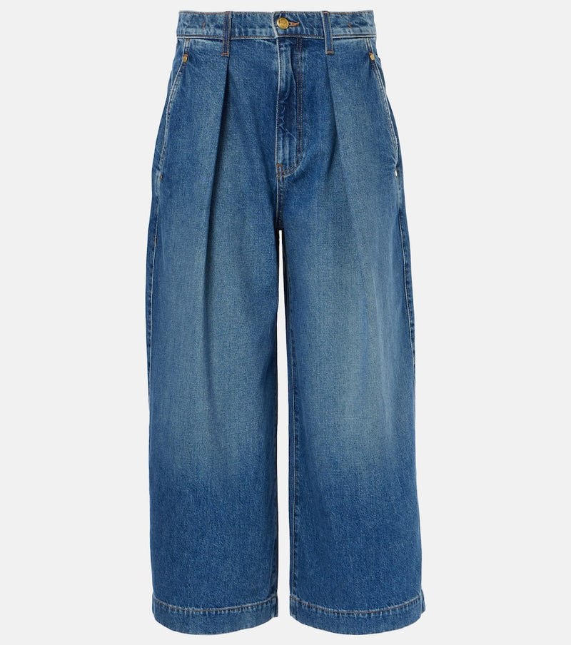 Ulla Johnson April pleated wide-leg jeans