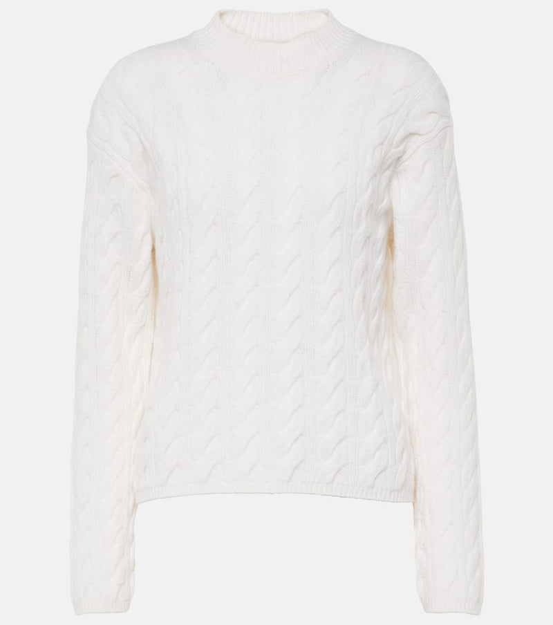 Vince Cable-knit wool-blend sweater