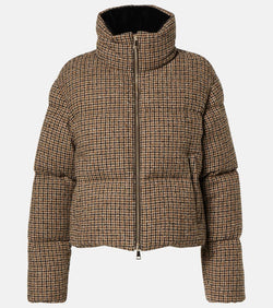 Moncler Seboune cropped bouclé down jacket